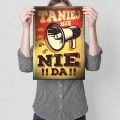 Plakat z metalu - Taniej się nie da M.jpg