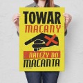 Plakat metalowy - Towar macany L.jpg