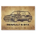 Plakat metalowy - Renault 5 GTX.jpg