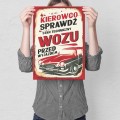 Plakat metalowy - Kierowco Prezent M.jpg