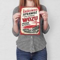 Plakat metalowy - Kierowco Prezent S.jpg