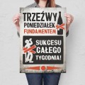 Plakat z metalu - Trzeźwy poniedziałek L.jpg
