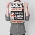 Plakat z metalu - Trzeźwy poniedziałek M.jpg