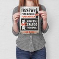 Plakat z metalu - Trzeźwy poniedziałek S.jpg