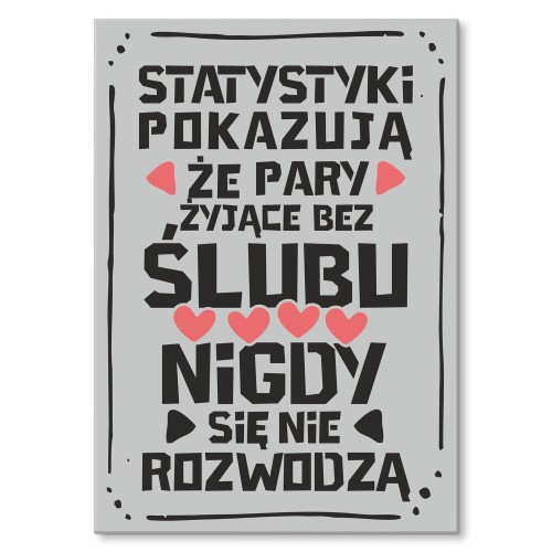 Plakat metalowy - Statystyki pokazują.jpg