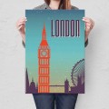 Plakat metalowy - Londyn L.jpg