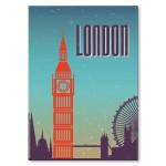 Plakat metalowy "Londyn"