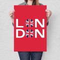 Plakat metalowy - Londyn - London L.jpg