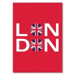 Plakat metalowy "Londyn - London"