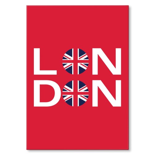 Plakat metalowy - Londyn - London.jpg