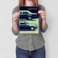 Plakat metalowy - Mercedes 500E S.jpg