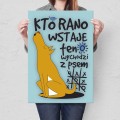 Plakat metalowy - Kto rano wstaje PIES L.jpg