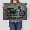 Plakat metalowy - Simson S51 L.jpg