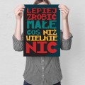 Plakat metalowy - Małe coś M.jpg