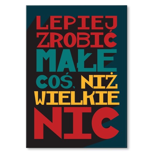 Plakat metalowy - Małe coś.jpg