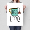 Plakat metalowy - Tea Time - Herbata L.jpg
