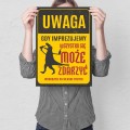 Plakat metalowy - Gdy imprezujemy Prezent M.jpg