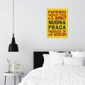 Plakat metalowy - Nudna praca L 2.jpg