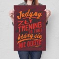 Plakat metalowy - Zły trening L.jpg