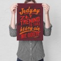 Plakat metalowy - Zły trening M.jpg
