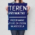 Plakat-metalowy-Teren-prywatny-Prezent L.jpg