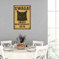 Plakat-metalowy-Obiekt-monitorowany-kotem L 2.jpg