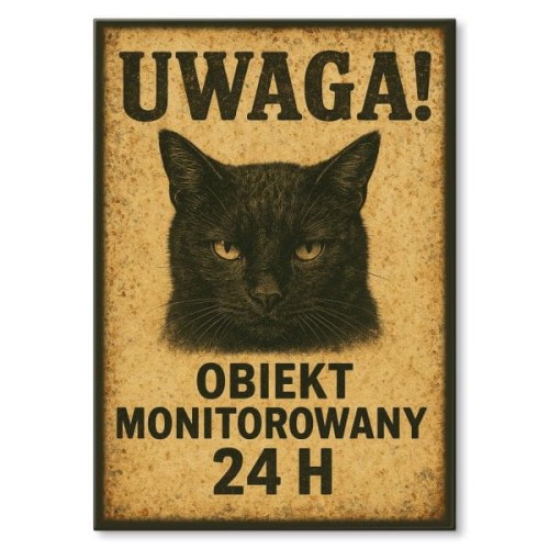 Plakat-metalowy-Obiekt-monitorowany-kotem.jpg