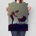 Plakat-metalowy-Robot-i-dziecko-Prezent L.jpg