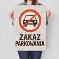 Szyld metalowy - Zakaz parkowania L.jpg