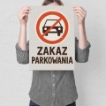 Szyld metalowy - Zakaz parkowania M.jpg