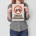 Szyld metalowy - Zakaz parkowania S.jpg