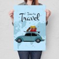 Plakat-metalowy-Time-to-travel-Prezent L.jpg
