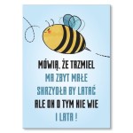 Plakat metalowy "Trzmiel - motywacja"