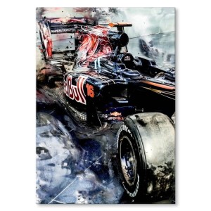 Plakat metalowy "Formuła 1 Bolid"