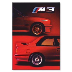 Plakat metalowy "Samochód BMW M3"