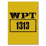 Plakat metalowy "WPT 1313 Zmiennicy"