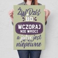 Plakat-metalowy-Zyj-dzis-Prezent L.jpg
