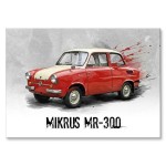 Plakat metalowy "Auto MIKRUS MR-300"
