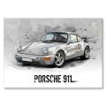 Plakat-metalowy-samochód-Porsche-911-964.jpg