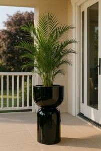 Donica lakierowana z włókna szklanego - Kielich 72 cm