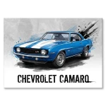 Plakat metalowy "Chevrolet Camaro Z/28"