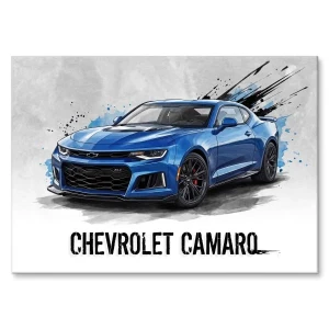 Plakat metalowy "Chevrolet Camaro ZL1"