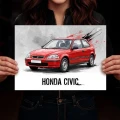 Honda-Civic-EK-VI-plakat-metalowy-M.webp