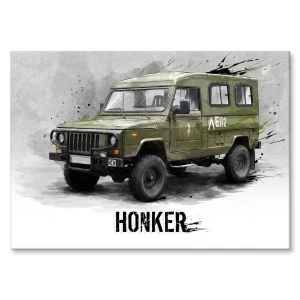 Plakat metalowy "HONKER"