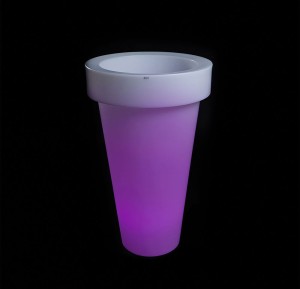 Duża donica podświetlana Pons 90 cm LED RGB z pilotem