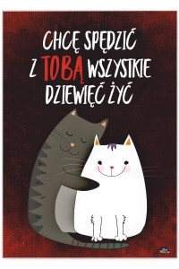 Plakat metalowy "Dziewięć żyć"
