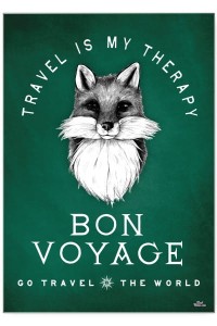 Plakat metalowy "Bon Voyage"