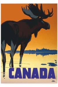 Plakat metalowy "Canada"