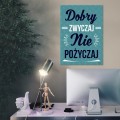 Blacha metalowa - Dobry zwyczaj nie pożyczaj L 2.jpg
