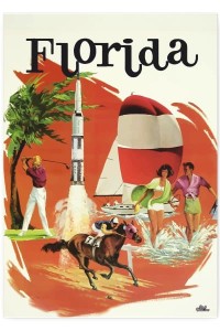 Plakat metalowy "Florida"